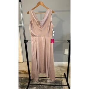 Gabby Skye Occasion Women's Asymmetrical Sleeveless Cowl Neck size 12